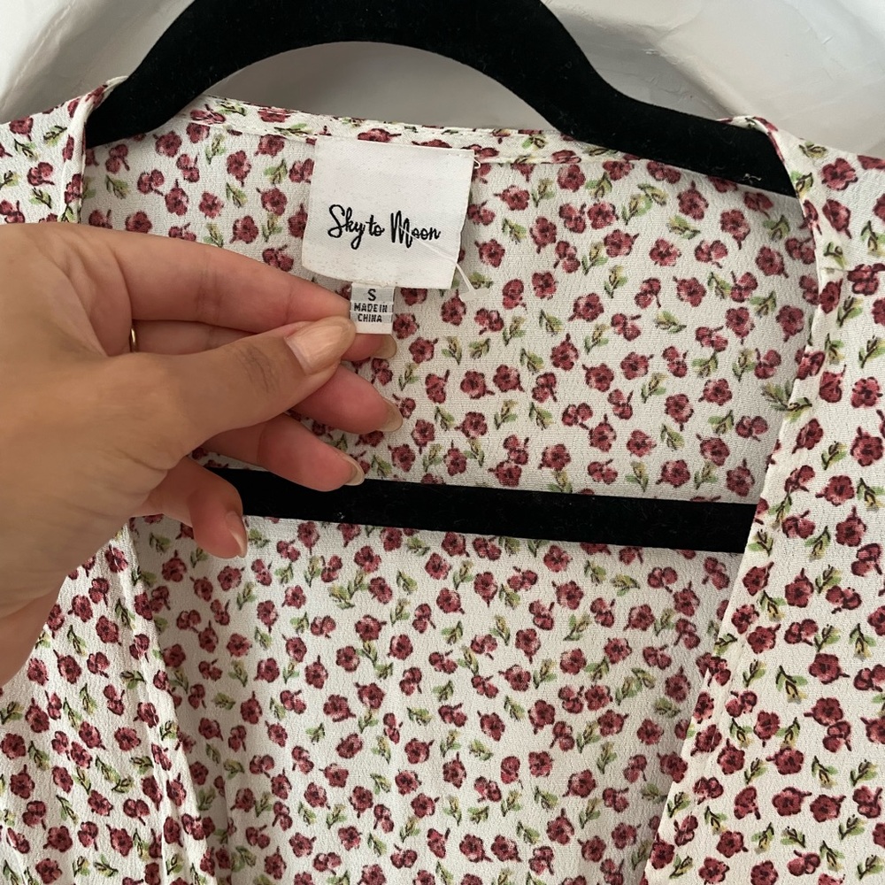 FLORAL MINI DRESS - Picture 3 of 7